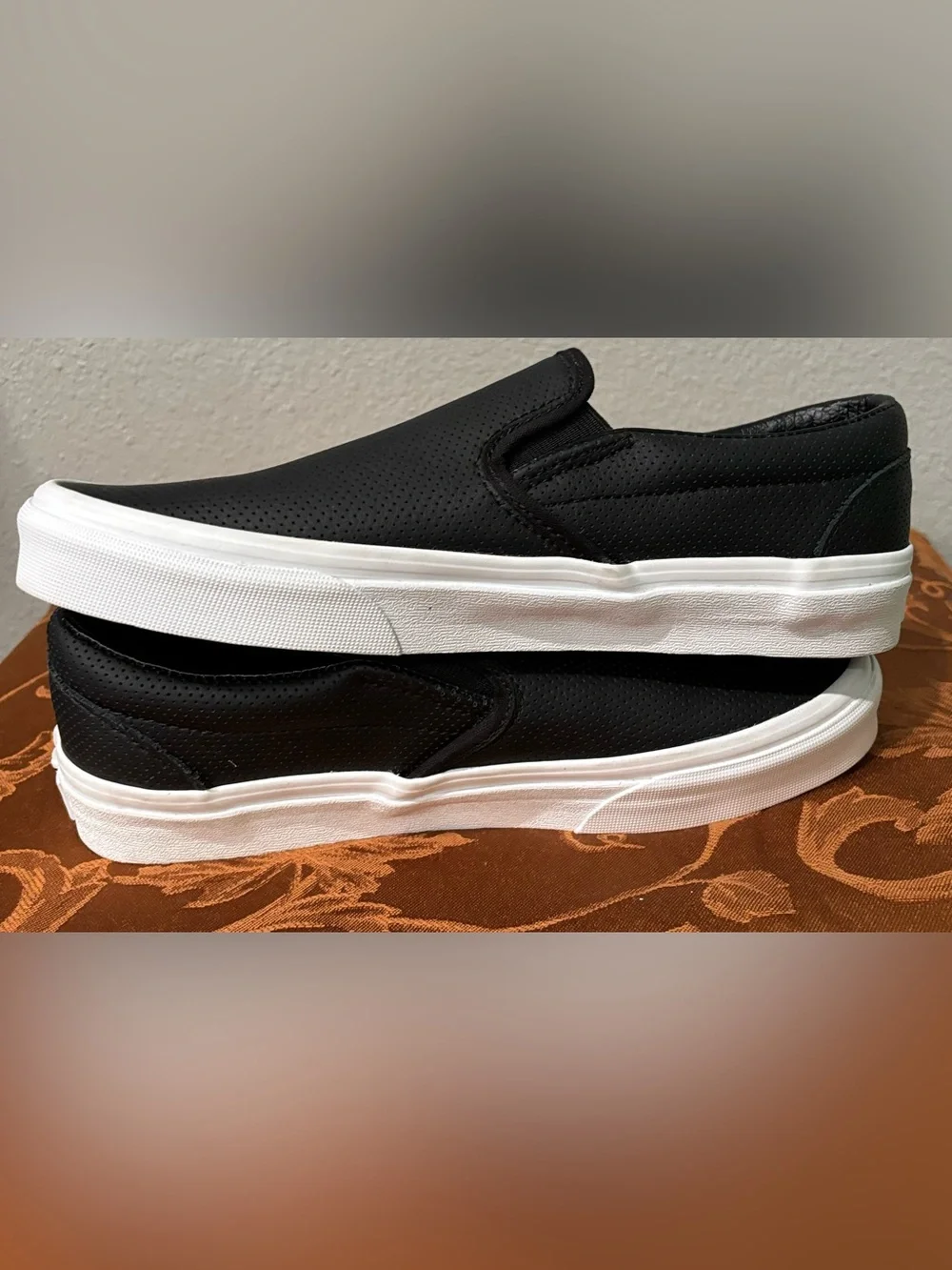 Vans Slip-On Black and White Unisex Sneakers